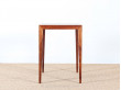 petite table d'appoint ou bout de canapé en palissandre de rio severin hansen haslev moblelfabrik design scandinave vintage