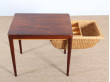 Scandinavian seweing table in rosewood