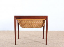 Scandinavian seweing table in rosewood