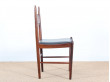 Suite de 4 chaises en palissandre de rio design scandinave
