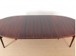 Scandinavian dining table in Rio rosewood by Arne Vodder 