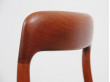 4 danish modern chairs in teak model 75 by Niels O Møller