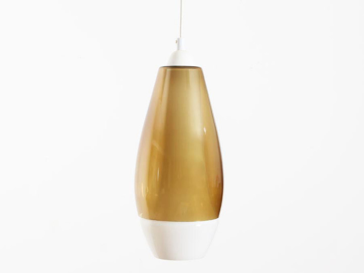 Danis modern ceiling lamp in glass and opal