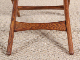 Danish mid-century folding stool by Östen Kristiansson