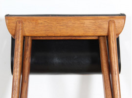 Danish mid-century folding stool by Östen Kristiansson