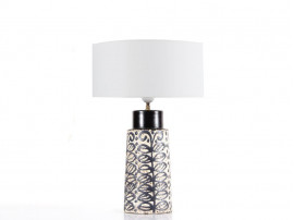 Mid Century Modern lamp in ceramic by Mari Simmulson for Upsala Ekeby