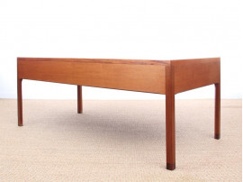 Danish mid-century modern free standing desk by Aksel Bender Madsen & Ejner Larsen pour Willy Beck.