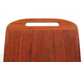 Scandinavian occasional table in Rio rosewood, designed by Johannes Andersen