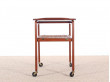 Scandinavian occasional table in Rio rosewood, designed by Johannes Andersen