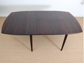 Scandinavian dining table in Rio rosewood (4/10 seats)
