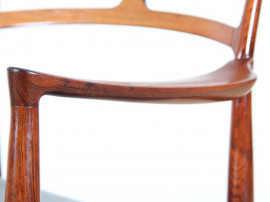 Mid-Century Modern Danish  set  of 4 dining chairs in Rio rosewood  by Johannes Andersen