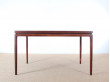 Mid-Century Modern Danish  dining table in Rio rosewood  by Johannes Andersen