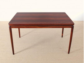 Table de repas scandinaves 4/8 pers. en palissandre de Rio Modèle 94