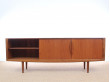 Long Scandinavian sideboard in teak by Johannes Ansersen