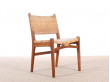 Mid-Century Modern scandinavian set of 6 chairs model CH-31 by  Hans Wegner