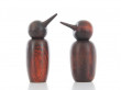 Mid-Century Modern scandinavian birds in Rio rosewood by Kristian Vedel