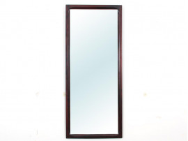 miroir scandinave rectangulaire en acajou