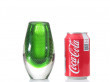 green glass vase 