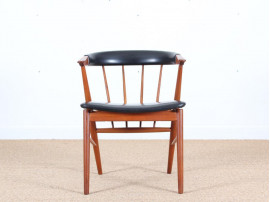 Mid-Century Modern scandinavian set of 4 chairs in teak by Helge Sibast