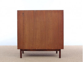 Mid-Century Modern scandinavian cabinet with tambour doors by Peter Hvidt & Orla Mølgaard