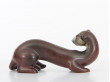 Scandinavian ceramic. Ferret by Gunar Nylund