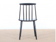 Set of 6 scandinavian chair, model J77, designed by Folke Palsson