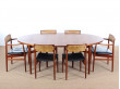 Scandinavian dining table in Rio rosewood 