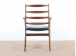 Mid-Century Modern scandinavian pair of armchairs in Rio rosewood by Tøbjorn Afdal, Model 113 A