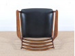 Mid-Century Modern scandinavian pair of armchairs in Rio rosewood by Tøbjorn Afdal, Model 113 A