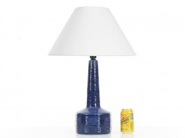 Mid-Century Modern ceramic blue lamp  by Per and Annelise Linnemann Schmidt for Palshus