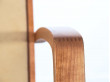 Mid-Century  modern  pair of arm chairs in teak and alcantara by Jacob Berg