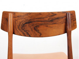 Mid-Century Modern danish set of 4 rio rosewood dining chairs