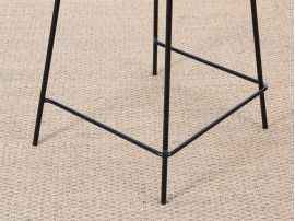 Mid-Century Modern scandinavian barstool model Munkegaard by Arne Jacobsen. New release .H 63/77 cm. 