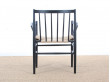 Mid-Century Modern danish armchair in oak model 81 by Jørgen Bækmark. New realese