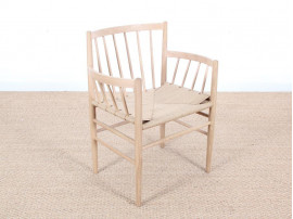Mid-Century Modern danish armchair in oak model 81 by Jørgen Bækmark. New realese