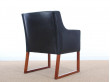 Mid century modern pair of armchair Model 3246 by Børge Mogensen for Fredericia Stolefabrik
