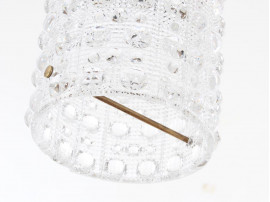 Plafonnier scandinave en verre modèle Cristal design  