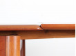 Mid-Century Modern scandinavian dining table in teak, seat 4-8