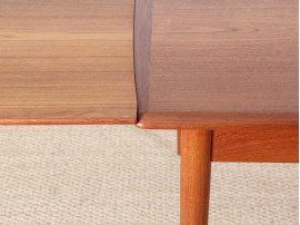 Mid-Century Modern scandinavian dining table in teak, seat 4-8