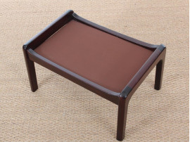 Mid-Century Modern Danish foot rest in mahogany for  lounge chair  model PJ 112 by Ole Wanscher