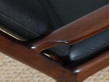 Mid-Century Modern Danish  lounge chair in mahogany model PJ 112 by Ole Wanscher
