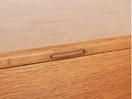 Danish sewing table in oak by Ejvind A. Johansson