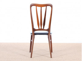 Mid-Century Modern Danish set of 4 chairs in Rio rosewood model Ingrid by Niels Koefoed