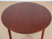 mid century danish round dining table 4/6 seats in teak