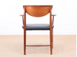 Mid-Century Modern Danish pair of armchairs in teck model 317 by Hvidt & Mølgaard Nielsen