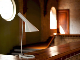 Mid-Century  modern scandinavian table lamp AJ by Arne Jacobsen for Louis Poulsen.