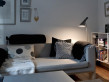 Mid-Century  modern scandinavian floor lamp AJ black by Arne Jacobsen for Louis Poulsen.