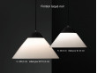 Mid-Century  modern scandinavian floor lamp Opala by Hans Wegner
