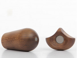 Large Owl in smaked oak by Paul Anker Hansen. New edition