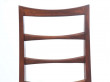 Mid-Century  modern scandinavian set of 4 rosewood chairs modele Lis  by Niels Koefoed